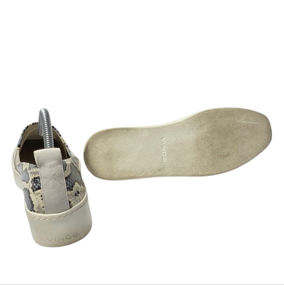 Vince Snakeskin Patterned Flats - image 4